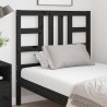 Tête de lit Noir 96x4x100 cm Bois massif de pin 623875623875