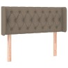 Tête de lit à LED Taupe 103x16x78/88 cm Tissu 623878623878