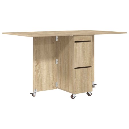 Table à dîner 140 x 80 x 77 cm Bois d'ingénierie Chêne Sonoma 623880623880