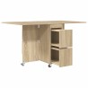 Table à dîner 140 x 80 x 77 cm Bois d'ingénierie Chêne Sonoma 623880623880