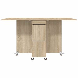 Table à dîner 140 x 80 x 77 cm Bois d'ingénierie Chêne Sonoma 623880623880