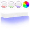 Meubles TV avec éclairage LED 2 pcs blanc 60x35x15,5 cm 623886623886