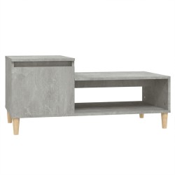 Table basse Gris béton 100x50x45 cm Bois d'ingénierie 623887623887