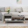 Table basse Gris béton 100x50x45 cm Bois d'ingénierie 623887623887