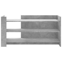Table basse gris béton 100x50x50 cm bois d'ingénierie 623888623888