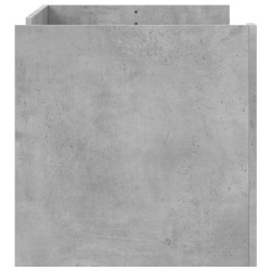 Table basse gris béton 100x50x50 cm bois d'ingénierie 623888623888