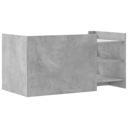 Table basse gris béton 100x50x50 cm bois d'ingénierie 623888623888