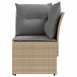 Sofa de jardin avec accoudoirs et sofa d'angle 2 Pièce Rotin PE 623890623890