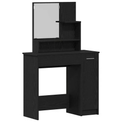 Table de Toilette avec tiroir Chêne noir 86,5 x 35 x 136 cm 623895623895