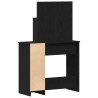 Table de Toilette avec tiroir Chêne noir 86,5 x 35 x 136 cm 623895623895