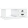Table basse blanc 90x50x35 cm bois d'ingénierie 623896623896