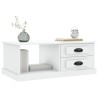 Table basse blanc 90x50x35 cm bois d'ingénierie 623896623896