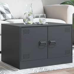 Table basse anthracite 67x50x44 cm acier 623902623902