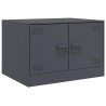 Table basse anthracite 67x50x44 cm acier 623902623902