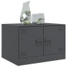 Table basse anthracite 67x50x44 cm acier 623902623902