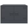 Table basse anthracite 67x50x44 cm acier 623902623902