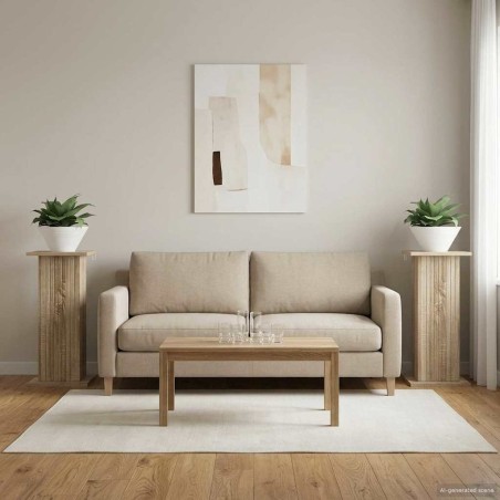 Support de Plante 2 pcs Chêne Sonoma 30,5 x 30 x 60,5 cm 623908623908
