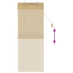 Store enrouleur Naturel 60 x 160 cm Bambou 623910623910