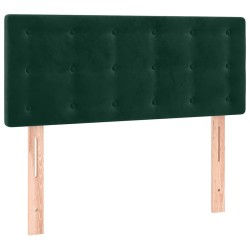 Tête de lit à LED Vert foncé 90x5x78/88 cm Velours 623914623914
