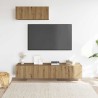 Ensemble de meuble TV mural 3 pcs chêne artisanal 623915623915