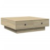 Table basse Chêne sonoma 90x90x28 cm Aggloméré 623917623917