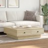 Table basse Chêne sonoma 90x90x28 cm Aggloméré 623917623917