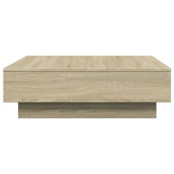 Table basse Chêne sonoma 90x90x28 cm Aggloméré 623917623917