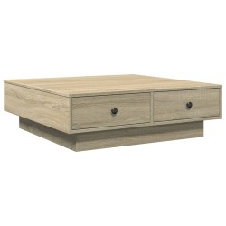 Table basse Chêne sonoma 90x90x28 cm Aggloméré 623917623917