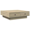 Table basse Chêne sonoma 90x90x28 cm Aggloméré 623917623917