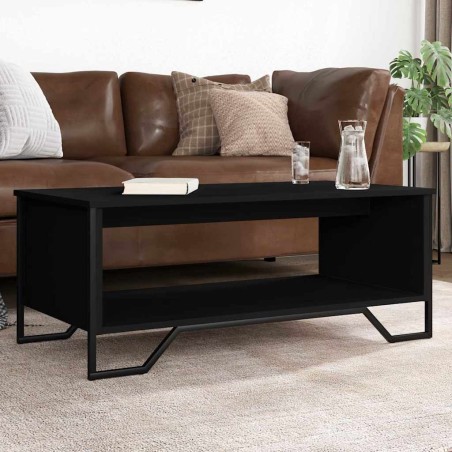 Table basse noir 100x51x40 cm bois d'ingénierie 623918623918
