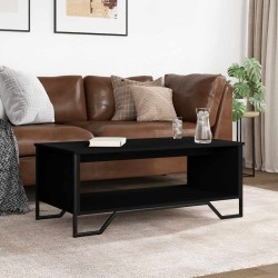 Table basse noir 100x51x40 cm bois d'ingénierie 623918623918