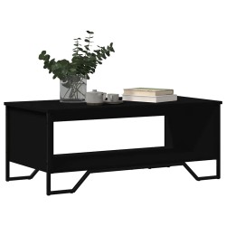 Table basse noir 100x51x40 cm bois d'ingénierie 623918623918