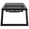 Gril de camping pliable Noir 31,5 x 26,5 x 4 cm Acier allié 623921623921