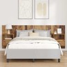 Tête de lit avec armoire 3 pcs Bois Ancien Bois d'ingénierie 623922623922