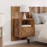 Tête de lit avec armoire 3 pcs Bois Ancien Bois d'ingénierie 623922623922