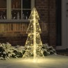 Sapin de Noël avec 100 LED Blanc chaud 120 cm Acrylique 623929623929