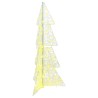 Sapin de Noël avec 100 LED Blanc chaud 120 cm Acrylique 623929623929