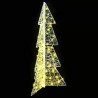 Sapin de Noël avec 100 LED Blanc chaud 120 cm Acrylique 623929623929