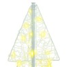 Sapin de Noël avec 100 LED Blanc chaud 120 cm Acrylique 623929623929