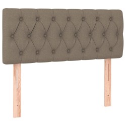 Tête de lit à LED Taupe 100x7x78/88 cm Tissu 623931623931