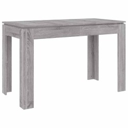 Table à dîner sonoma gris 120x60x76 cm bois d'ingénierie 623932623932