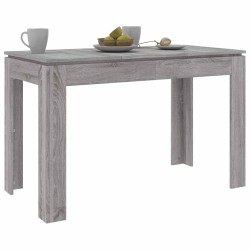 Table à dîner sonoma gris 120x60x76 cm bois d'ingénierie 623932623932