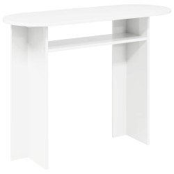 Table console Blanc 100 x 39,5 x 75 cm Bois d'ingénierie 623933623933