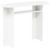 Table console Blanc 100 x 39,5 x 75 cm Bois d'ingénierie 623933623933