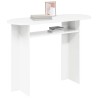 Table console Blanc 100 x 39,5 x 75 cm Bois d'ingénierie 623933623933