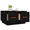 Table basse Noir 60x53x35 cm Bois massif de pin 623937623937