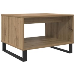 Table basse chêne artisanal 60 x 50 x 40 cm Bois d'ingénierie 623940623940