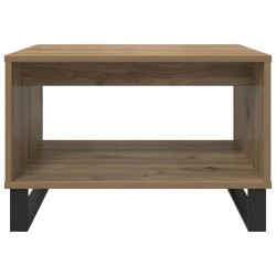 Table basse chêne artisanal 60 x 50 x 40 cm Bois d'ingénierie 623940623940
