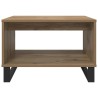 Table basse chêne artisanal 60 x 50 x 40 cm Bois d'ingénierie 623940623940