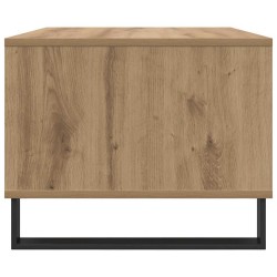 Table basse chêne artisanal 60 x 50 x 40 cm Bois d'ingénierie 623940623940